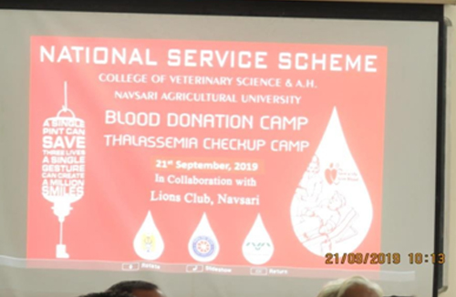 Thalassemia Checkup and Blood Donation Camp