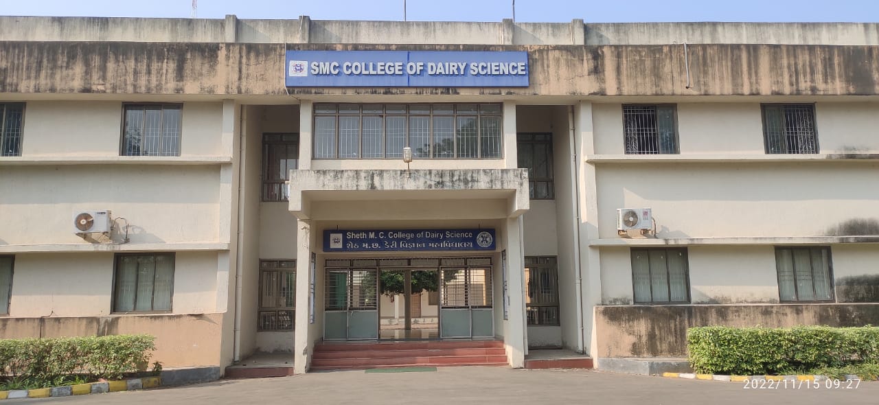 Sheth Mansukhlal Chhaganlal College of Dairy Science, Anand