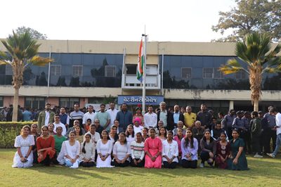 From Flag to Felicitation: Republic Day at Vet. College, Anand