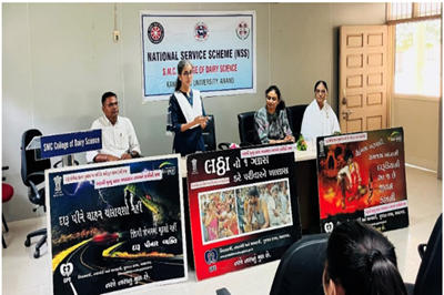 Celebration of International Day Against Drug Abuse and Illicit Trafficking by NSS Unit, SMC College of Dairy Science, Kamdhenu University, Anand
