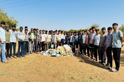 Celebration of “Plastic free Campus Drive” at Polytechnic in Animal Husbandry, Kamdhenu University, Deesa