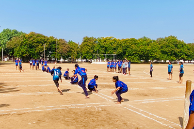 CDS, Amreli students actively participated in the Inter-College Kho-Kho Tournament 2024-25