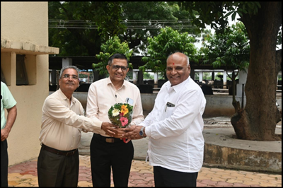 Visit of Dr. P. H. Tank, Hon’ble Vice Chancellor, Kamdhenu University, Gandhinagar to Livestock Research Station, College of Veterinary Science and Animal Husbandry, KU, Anand.