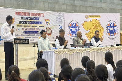 પશુચિકિત્સા અને પશુપાલન મહાવિદ્યાલય, કામધેનુ યુનિવર્સિટી,આણંદ ખાતે આંતર-મહાવિદ્યાલય રમતગમત સ્પર્ધાઓનું સફળ આયોજન પશુચિકિત્સા અને પશુપાલન મહાવિદ્યાલય, કામધેનુ યુનિવર્સિટી,આણંદ ખાતે આંતર-મહાવિદ્યાલય રમતગમત સ્પર્ધાઓનું સફળ આયોજન