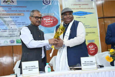 Visit of Hon’ble Vice Chancellor, Kamdhenu University, Gandhinagar as Guest of Honour in the 12 th International Conference of SASNET-FF on “Fermented Foods, Health Status and Social Well-being” at the Faculty of Dairy Technology, West Bengal University of Animal and Fishery Sciences, Mohanpur Campus, Nadia during 19 th & 20 th December, 2025.