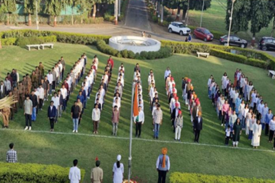 76th Republic Day Celebration Honors Patriotism and Dedication at Veterinary College, Kamdhenu University, Anand