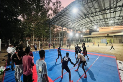 Veterinary College, KU, Anand Enhances Student Facilities with New Kabaddi Ground