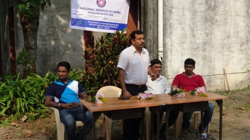Tree plantation at LITC hostel