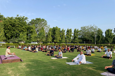 International Yoga Day Celebration by COVS & A.H., Anand