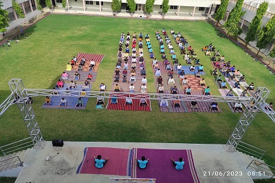 International Yoga Day Celebration by COVS & A.H., Junagadh