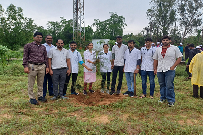 Tree Plantation Program at Dr. V. M. Zala Clinical Complex, Deesa by College of Veterinary Science & AH, Sardarkrushinagar