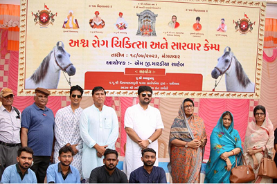 Horse General Checkup and Treatment Camp cum Shibir at Pujya Vishaman Bapu ni Jagya, Paliyad, Botad