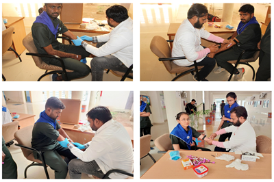 College of Veterinary Science & Animal Husbandry, Junagadh organized Thalassemia Camp for the students of college under the ages of NSS Unit