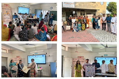 Women Farmer’s training Organized by Indian institute of Public health, Gandhinagar in collaboration with Veterinary College, Kamdhenu University, Junagadh at Chokali village Junagadh