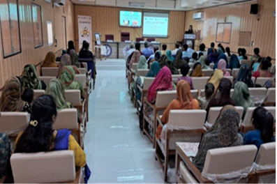 One day training for women farmers titled "One Health & Biosecurity" at Veterinary College, Sardarkrushinagar