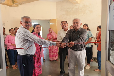 Inauguration of Sabarmati Veterinary Girl’s hostel library at College of Veterinary Science & A. H., Kamdhenu University, Sardarkrushinagar