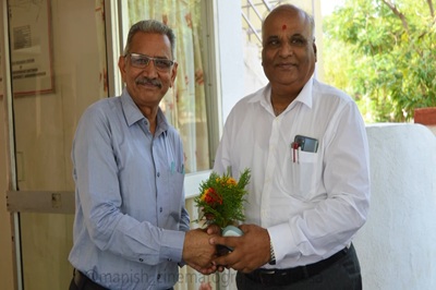 Hon'ble Vice Chancellor,KU, Dr. P. H. Tank visit at College of Veterinary Science, KU, S.K.Nagar