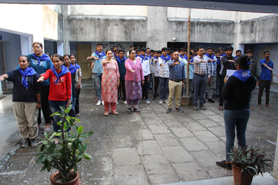 Celebration of Five Years of Nasha Mukt Bharat Abhiyaan (NMBA) by NSS unit of Polytechnic in Animal Husbandry, Veterinary College, Kamdhenu University, Junagadh.