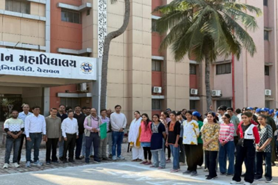 કોલેજ ઓફ ફિશરીઝ સાયન્સ, વેરાવળ ખાતે રન ફોર સ્વદેશી – સ્વદેશી સંકલ્પ દૌડ (૨.૦ કી.મી.) કાર્યક્રમ