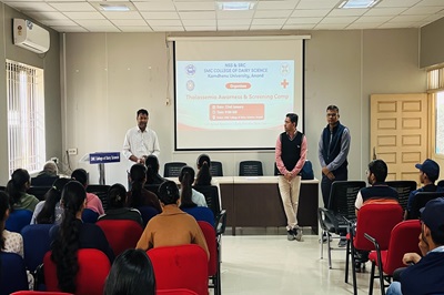 Thalassemia Awareness and Screening Camp Organized at SMC College of Dairy Science, Anand
