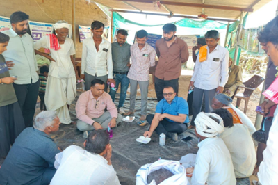 Doorstep Awareness Camp/Seminar on Antibiotic Resistance for Livestock Farmers Organized by Veterinary College, Kamdhenu University, Sardarkrushinagar at Lakhanasan Village, Dantiwada Taluka