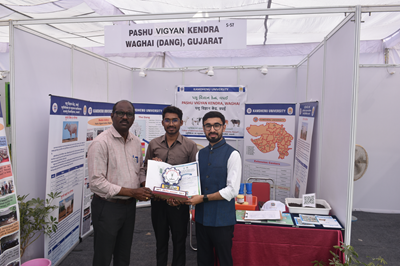 Pashu Vigyan, Kendra, Waghai, Participated in the National Dairy Mela & Agri. Expo1026 at ICAR-NDRI, Karnal