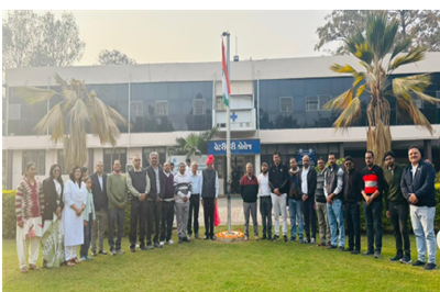 77th Republic Day Celebration at College of Veterinary Science & A. H., K.U., Anand