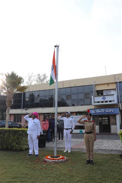 From Flag to Felicitation: Republic Day at Veterinary College, Anand