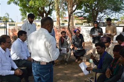 Visit of Scientist of Kamdhenu University to sheep/goat breeders of Surendranagar and Kutch