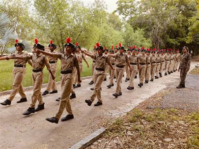 26 NCC cadets from veterinary College, KU, Sardarkrushinagar participated in 10 days Annual Training Camp (ATC-111), National Cadets Corps (NCC) organized during July 15th to July 24th, 2024 at SDAU, Sardarkrushinagar