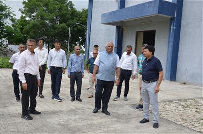 Visit of Hon. Vice Chancellor, Kamdhenu University, Gandhinagar at College of Dairy Science, Amreli campus