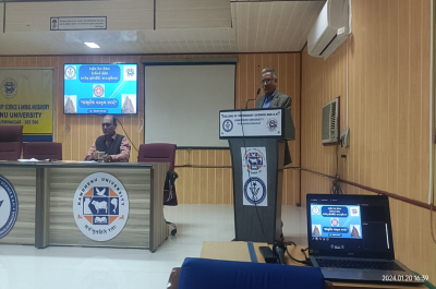National Service Scheme Unit, College of Veterinary Science & A.H., Sardarkrushinagar, Kamdhenu University organized Gujarat  Sanskrutik Elocution Competition"