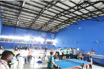 Organizing the “Table Tennis and Badminton Tournament” by the College of Fisheries Science, KU, Navsari