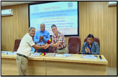 Expert talk on “Artificial Intelligence in Developing Safer Drug from a Practical Perspective” at CVSc & AH, Anand