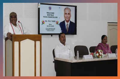 Ceremonial Felicitation of the Hon’ble Vice Chancellor and Inauguration of Facilities at the Cattle Breeding Farm, Junagadh