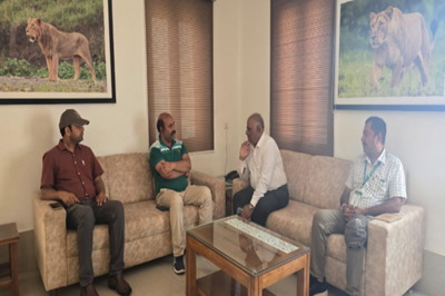 Dr. P. H. Tank, Hon’ble Vice Chancellor, Kamdhenu University, Gandhinagar Visited Gir National Park for the Program of 16th Lion Population counting on 12th May 2025
