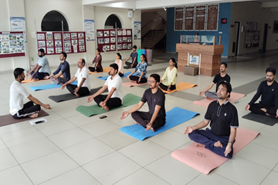 International Yoga Day Celebration at College of Fisheries Science, K. U., Navsari