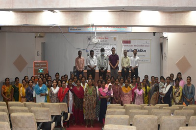One day training programme on the theme of "Pashupalan ma Nondhani nu Mahatva" at KVK, Waghai.