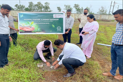 Tree Plantation Programme of Gir Cow Sanctuary, Kamdhenu University, Dharampur, Porbandar in association with Sudama Dairy, Porbandar on 4th August, 2025