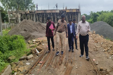 From Blueprint to Reality: Hon’ble VC’s Visit to Ongoing Construction Sites at Junagadh.