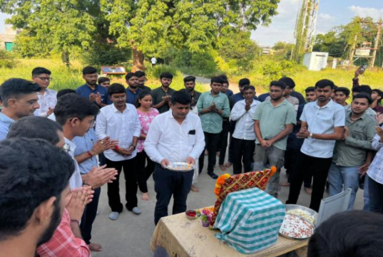 Navratri Celebration at Polytechnic in Animal Husbandry, Kamdhenu University, Deesa.