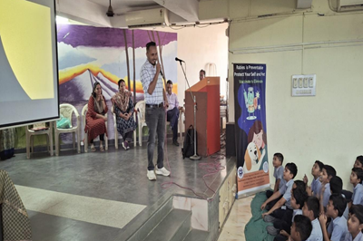 Rabies Awareness Programme at I.B. Patel Angel English Medium School on occasion of “World Rabies Day”.