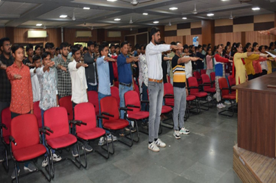 Celebration of Nasha Mukt Bharat Abhiyaan at Himmatnagar Campus, KU, Rajpur (Nava).