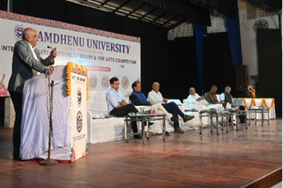 Organization of cultural, literary and fine art events by Veterinary College, Bhuj