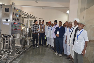 On February 4, 2026, fifty farmers from Dungarpur district of Rajasthan visited the College of Dairy Science, Kamdhenu University, Amreli, under a seven-day interstate exposure tour organized as part of WDC-PMKSY-2.0. The programme was implemented through the MIS Department of Land Resources, Ministry of Rural Development, Government of India.