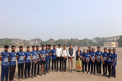 College of Dairy Science, Amreli students actively participated in Inter-Collegiate Athletics Tournament 2025-26 organized by the College of Veterinary Science & A.H., Kamdhenu University, Junagadh on 30-31 January, 2026.