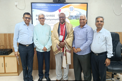 Students and Faculty Interaction Programme with Padma Shree Prof. N. Punniyamurthy Students and Faculty Interaction Programme with Padma Shree Prof. N. Punniyamurthy