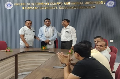 Dr. H. C. Chauhan Assumes Charge as Principal of Veterinary College, Kamdhenu University, SK Nagar Dr. H. C. Chauhan Assumes Charge as Principal of Veterinary College, Kamdhenu University, SK Nagar